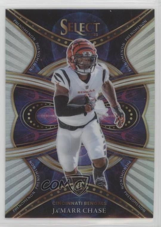 2021 Panini Select Phenomenon Silver Prizm Ja'Marr Chase #PHE-18 s3g