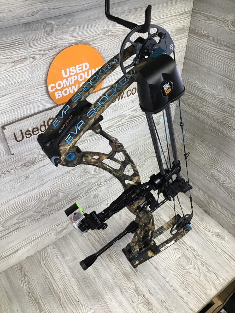 Bowtech EVA SHOCKEY GEN 2 50lb Left Handed Mossy Oak Package | eBay