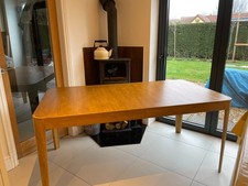 John Leiws - dining table with bench and 4 chairs - great condition
