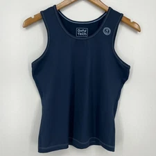 Good Tech by Life is Good Tank Top Women's S Blue Sleeveless Moisture Wicking
