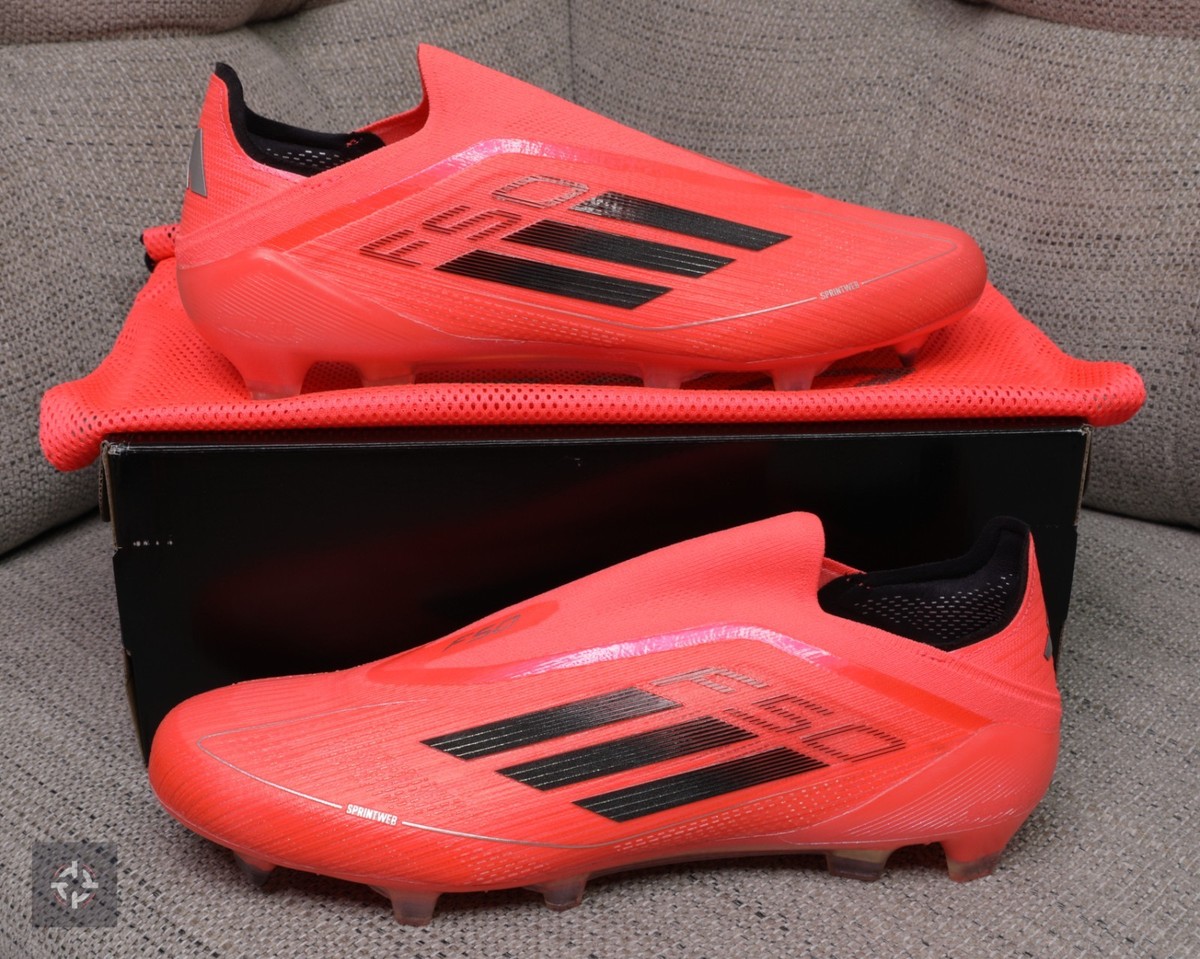 Adidas F50 Elite Laceless FG Turbo Vivid Horizon Cleats Mens