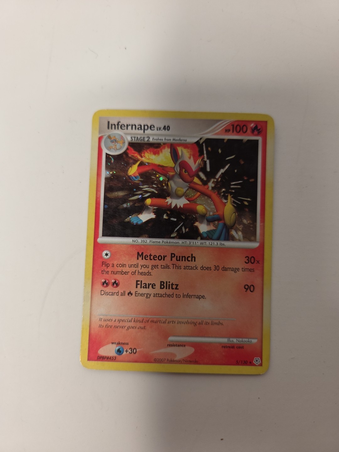 Infernape 5/130 Diamond and Pearl Reverse Holo