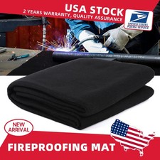 Fire Resistant Fireplace Hearth Rug, Rectangular Hearth Pad Fireproof Rugs