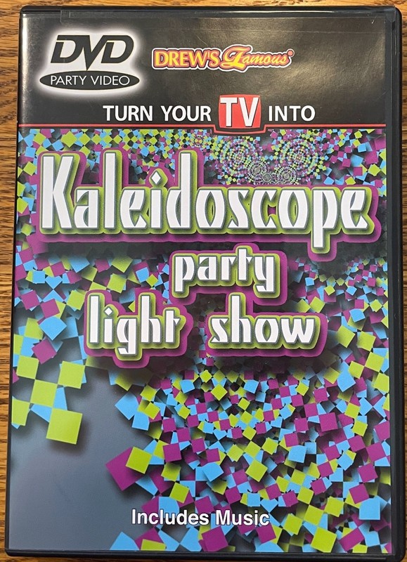 Drew's Famous Turn Your TV Into Kaleidoscope Party Light & Music Show DVD Party