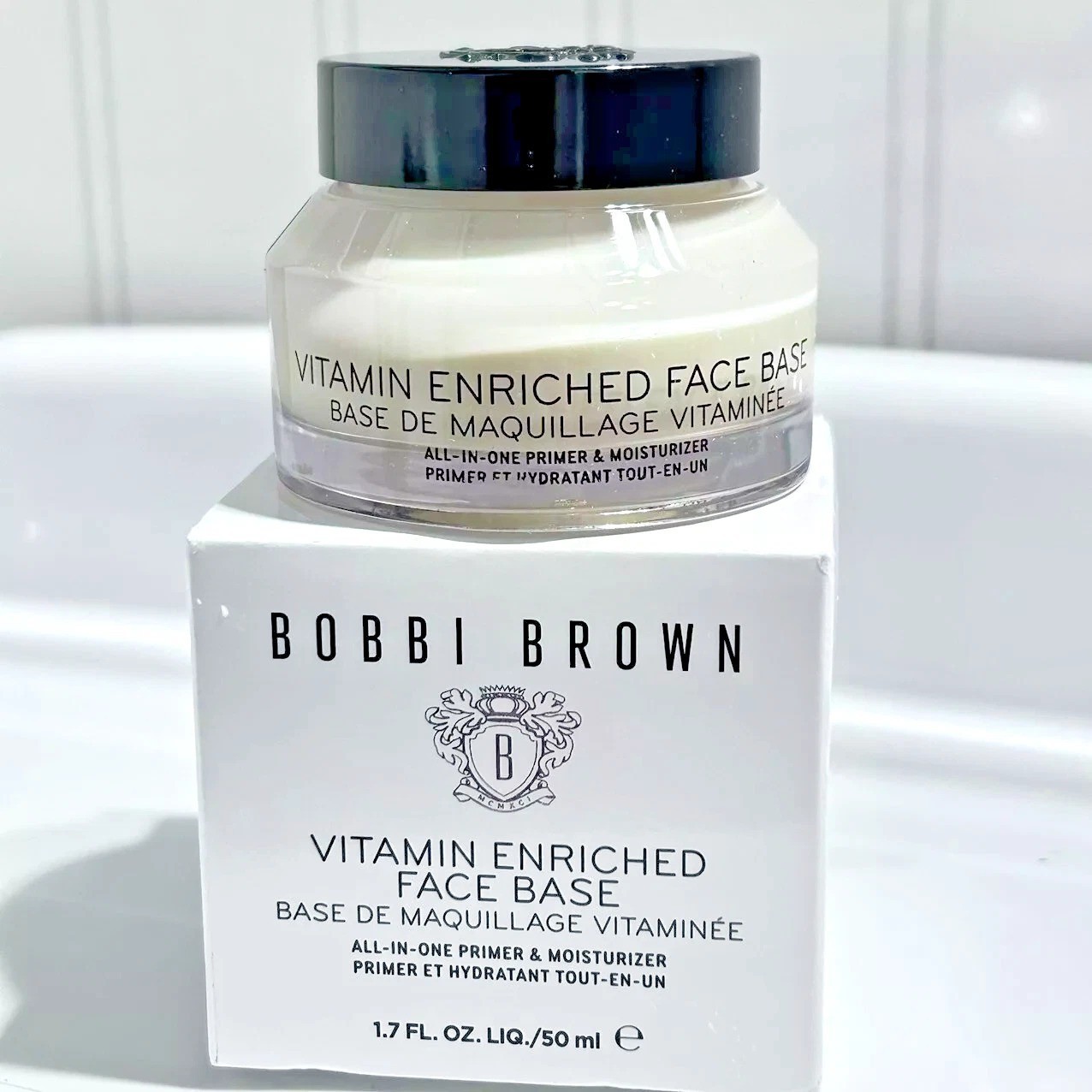 New Bobbi Brown Vitamin Enriched Face Base Moisturizer & Primer 50 ml/1.7 oz New