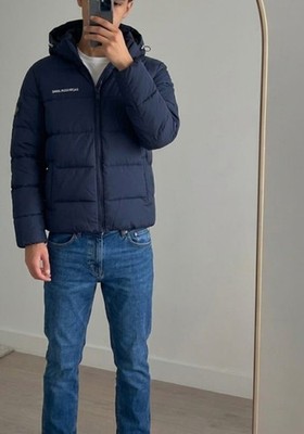 Calvin Klein Pufferjacke Blau Winter Herren
