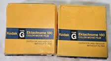 Vtg Ektachrome 160 Type G Super 8 Movie Film SEALED Lot of Two 1980s Sealed Box