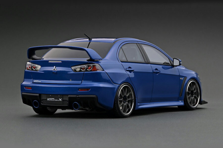 1/18 Ignition Model IG2295 Mitsubishi Lancer Evolution X CZ4A Blue