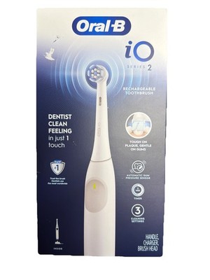 Oral-B iO Series 2 Rechargeable Electric Toothbrush Kit Handle Charger Head NEW