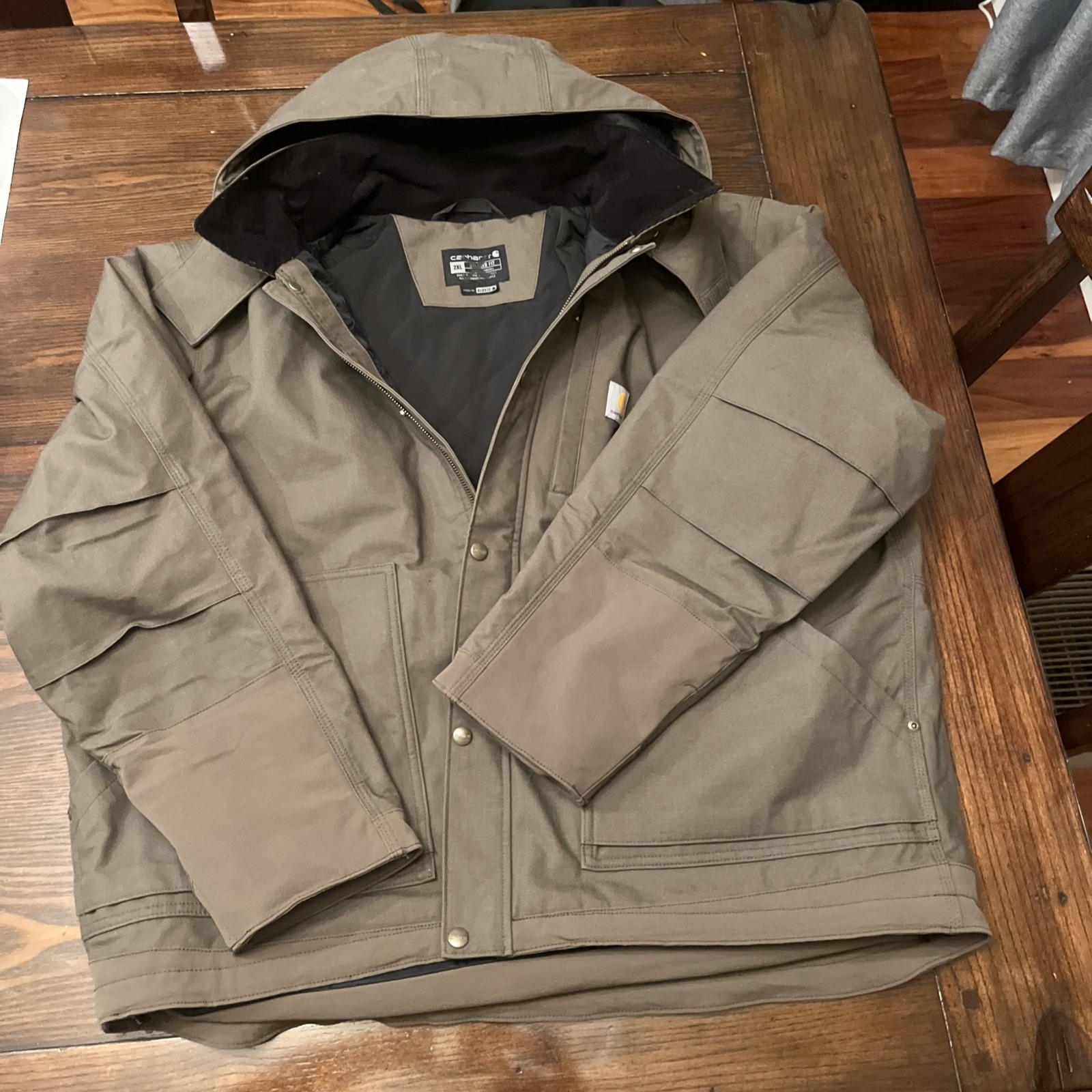 Carhartt Men's Rain Defender Full Swing Steel Insulated Jack