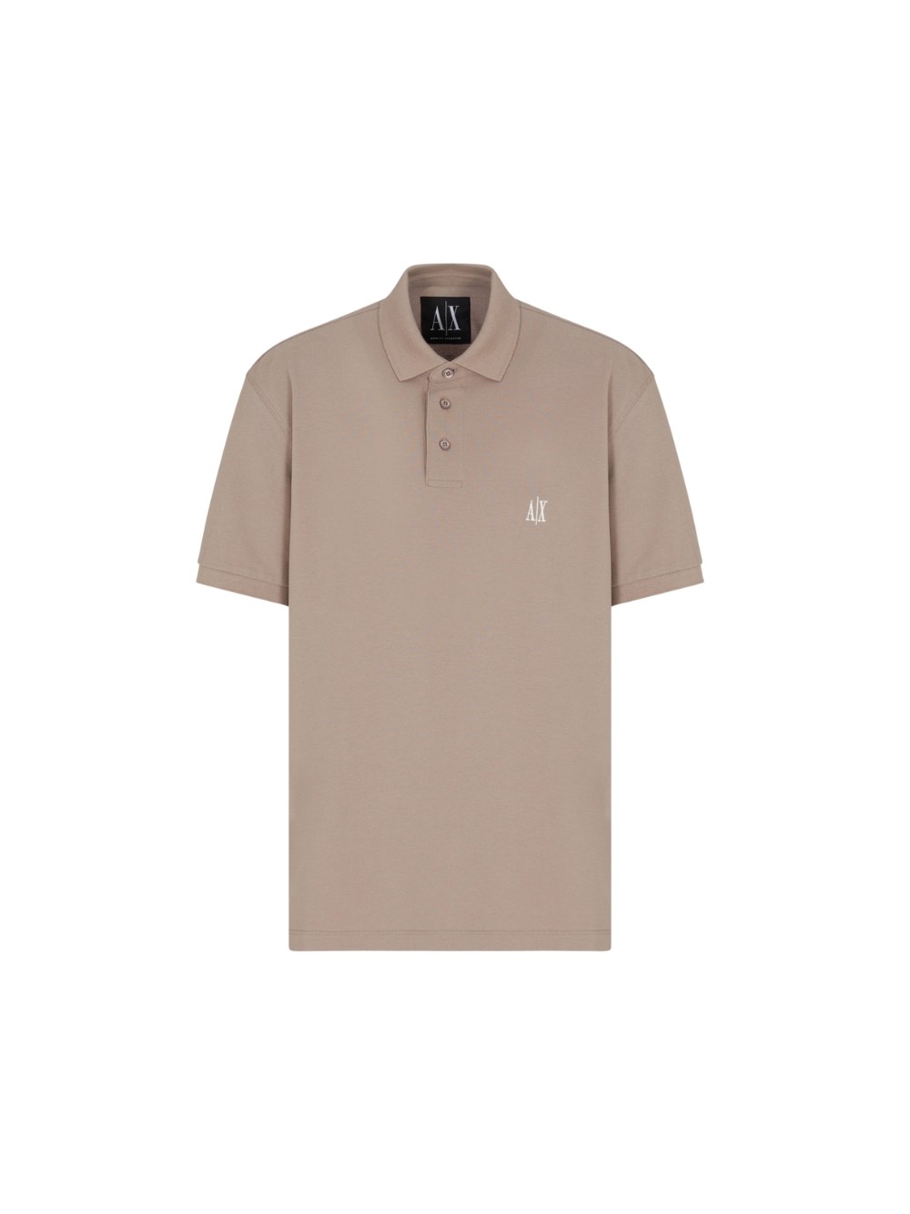 Рубашка-поло от Armani Exchange Herren Baumwolle Regular Fit Бежевый Farbe M 21590₽