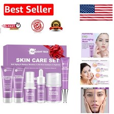Complete Anti-Aging Hydrating Skincare Set for Women  Teens - Valentine  s Gift