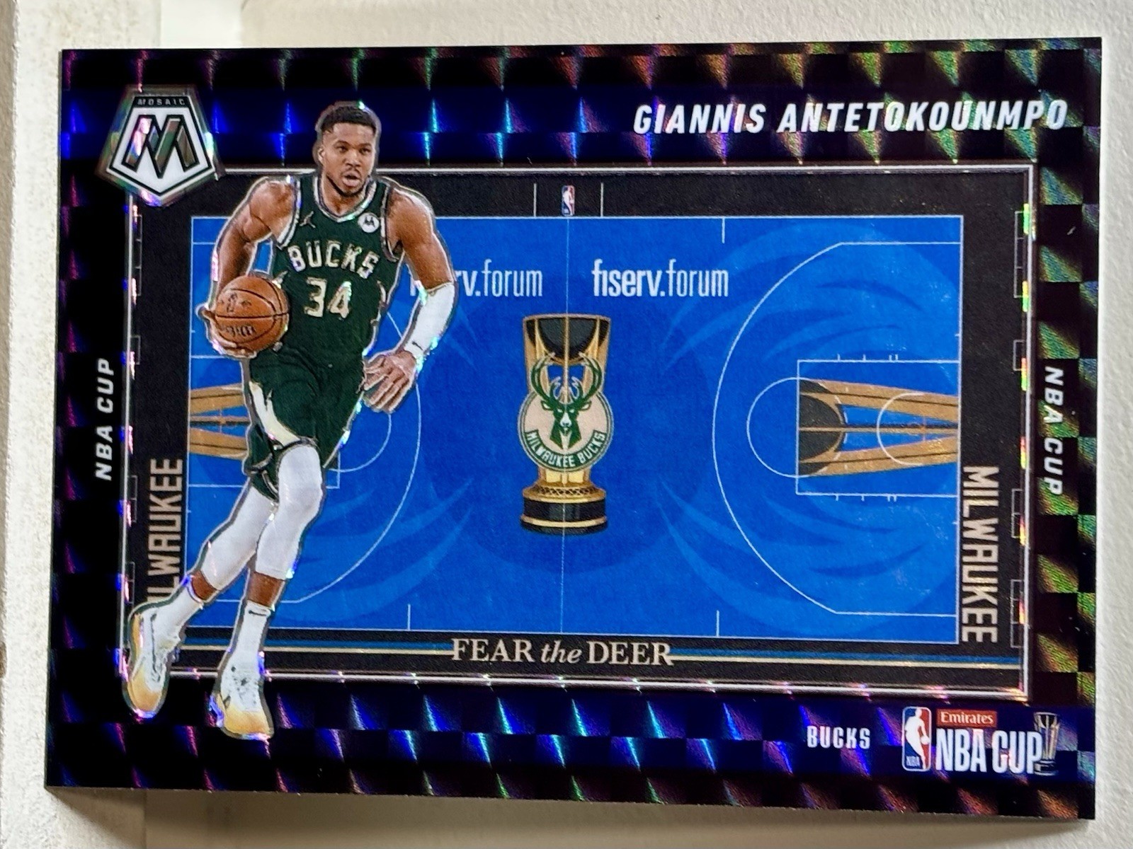 2024-25 Panini Mosaic NBA Cup Giannis Antetokounmpo #22
