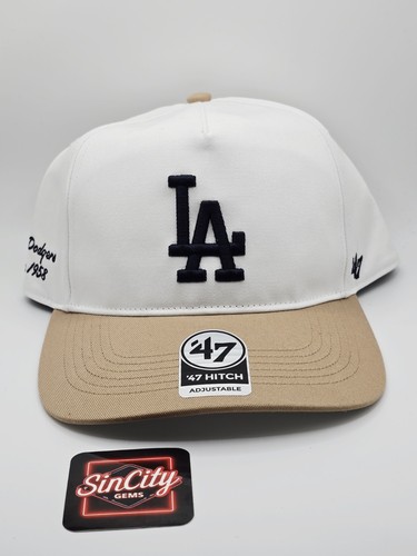Abercrombie & Fitch LA Dodgers ‘47 Hitch Adjustable 2 Tone Snapback Hat