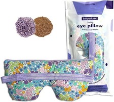 Hot Pockets Lavender Eye Mask - Reusable Cold Pack Sleep Mask