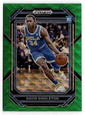 2023-24 Panini Prizm  - David Singleton Rookie Card #16 Orange Ice Prizm . rookie card picture
