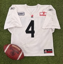 Sandro DeAngelis Hamilton Tiger Cats CFL Practice Worn Football Jersey Size L