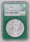 2021 Silver Heraldic Eagle T-1 ASE $1 From US Mint Sealed Box - NGC MS69