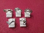 Lot of 5 Vintage Sterling Silver Rings. Various Sizes.  10.4 Grams. All Tested