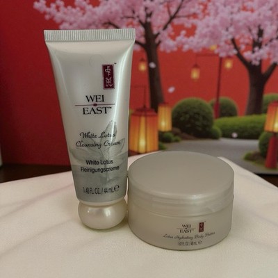 Wei East Lotus Hydrating Body Butter, 1.62 fl oz and Toning Complex, 1.7 fl oz