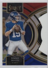 2023 Panini Select Premier Level Red & Blue Prizm Die-Cut Tommy DeVito #102 1fb7