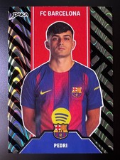 2025 Daka FC Barcelona Team Set Soccer Team Photo Silver Wave /299 - Pedri