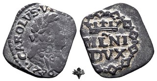 MILANO Quattrino 1736 Carlo d'Asburgo