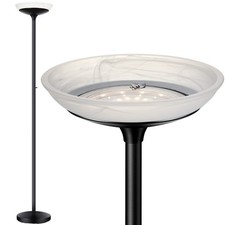 Torchiere Floor Lamp, 30W Super Bright LED Standing Lamp, Stepless Dimmable P...