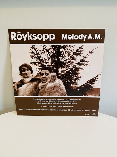 Royksopp Melody A.M poster piatto promozionale originale 12x12 - Foto 2 di 5