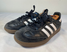 ADIDAS Samba Sneakers Indoor Soccer Shoes Youth Kid's Black - US 4