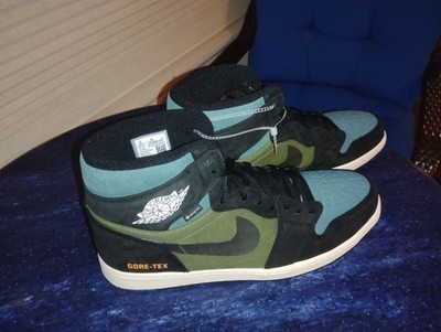 Size 15 New With Tags- Air Jordan 1 High GORE-TEX High Black Olive