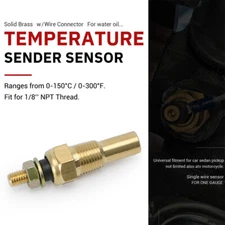 Water Oil Temperature Gauge Sensor Temp sensor 1/8" NPT Smiths Autometer 0-150°C