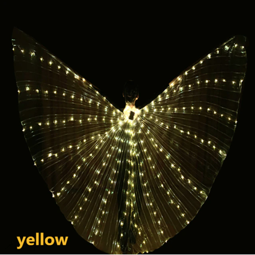 LED Light Wings Butterfly Stage Performance Dance Costume Rainbow Festival Prop - Picture 9 of 17