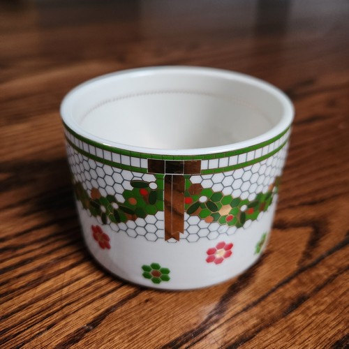 NEW *4* Anthropologie Bistro Tile Measuring Cups Ceramic Nesting Ramekin Festive - Picture 10 of 20
