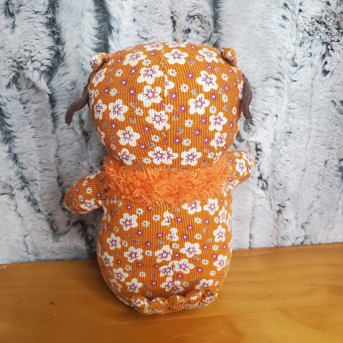 2007 Starbucks Bearista Reading Owl Corduroy Orange Plush Stuffed Animal 11" - Bild 3 von 7