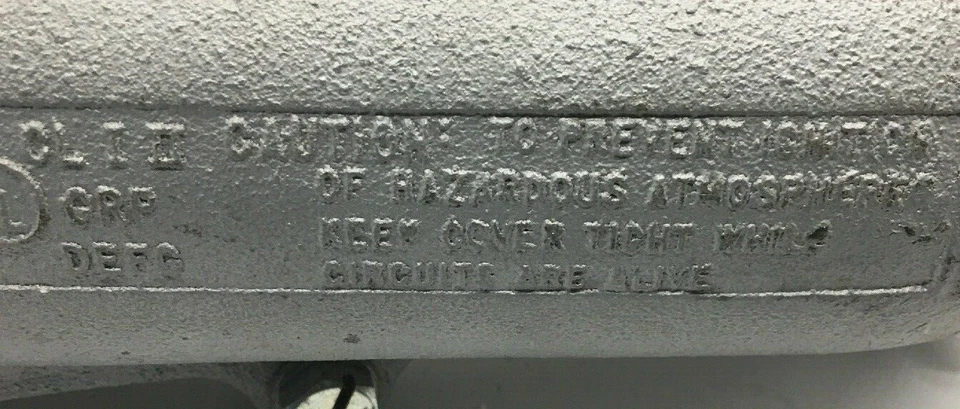 ELBD150 APPLETON 1 PULGADA A 1/2 PULGADA CODO EXPLOSIÓN TIRANDO 90 GRADOS CURVA HEMBRA C Foto 4 de 4