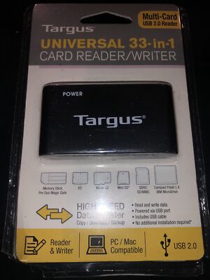 Targus Universal 33-in-1 Card Reader/Writer