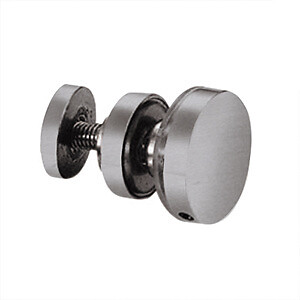 CRL BR1FP2BS Bristol Replacement Fixed Panel Fitting Brushed Stainless - Picture 1 of 2