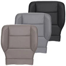 2015-2016 Chevy Silverado GMC Sierra Driver Bottom Perforated Leather Seat Cover