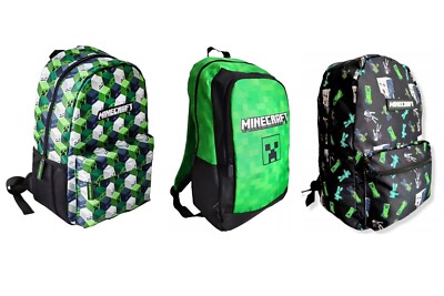 Minecraft Rucksack Schulrucksack Tasche  3 Varianten  Maße: 40 x 30 x 15 cm