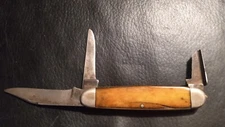 Rare Vintage Marshall Wells Zenith Co 3-Blade Knife.