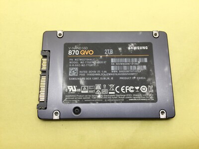 Samsung 870 QVO Series 2TB 2.5'' SATA V-NAND Internal SSD MZ-77Q2T0