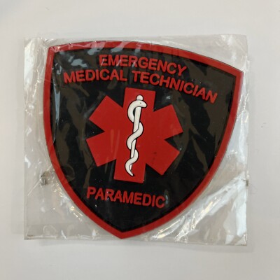 Morthome EMT Paramedic Star of Life Shield Tactical PVC Morale Patch Badge