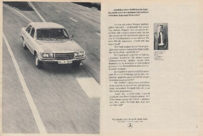 1975 Mercedes-Benz S-Class (W116) - Advertising Advert Original Advert (1)