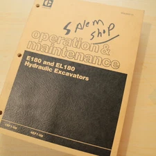 CAT Caterpillar E180 EL180 Crawler Excavator Owner Operator Maintenance Manual