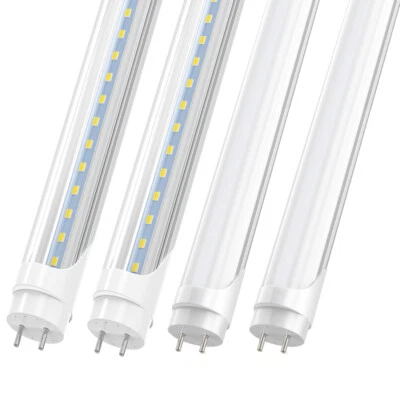 JESLED 8 Pack T8 4FT G13 LED Tube Light Bulbs 22W 28W Bi-Pin 48'' LED Shop Lights F32T8