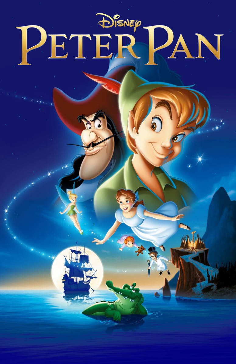 AA3313 Peter Pan Film By Wilfred Jackson 1953 Crew Movie Poster