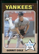 2024 Topps Heritage #331 Gerrit Cole New York Yankees