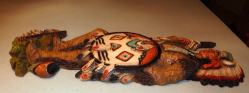 Big 1975 Universal Stationary Corp #440 Chicago Native American Chief Wall Decor - Picture 13 of 14