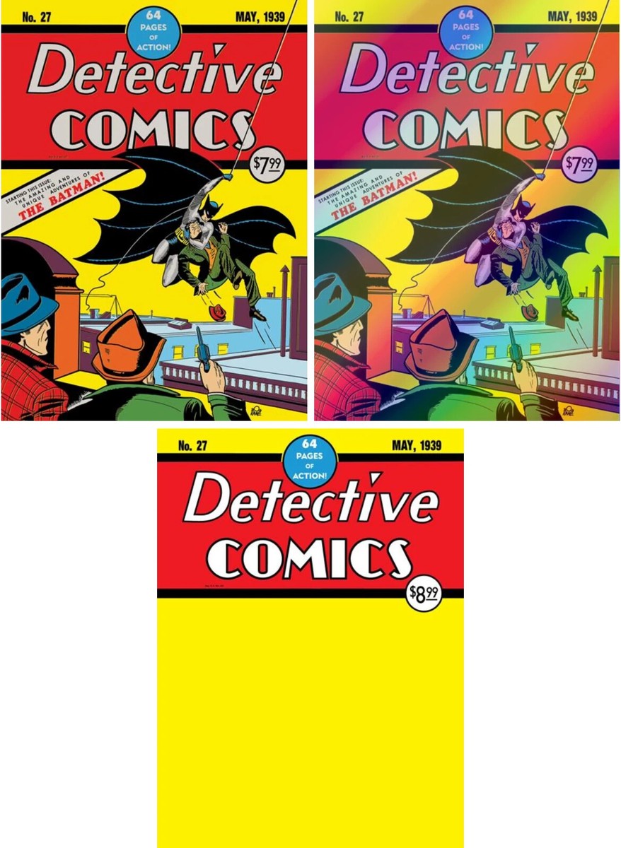 DETECTIVE COMICS #27 (FACSIMILE EDITION)(1ST BATMAN)(MAIN/FOIL